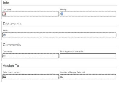 This is first Level approval Form